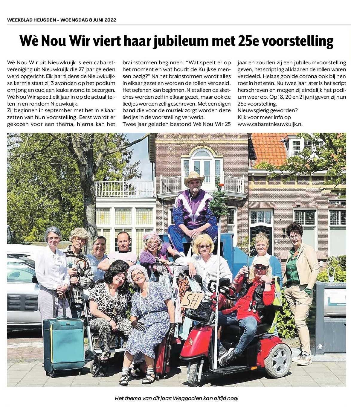 Kantenbericht Heusdense Courant